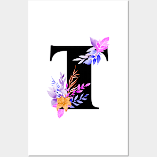 Capital letter T Posters and Art